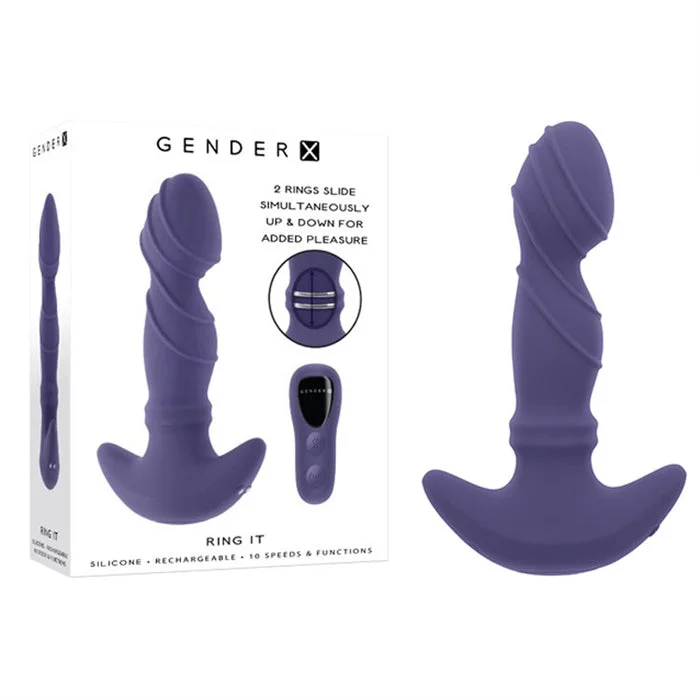 Ring It Vibrating Anal Plug by Gender X