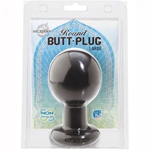 Round Anal Butt Plug Large by Doc Johnson