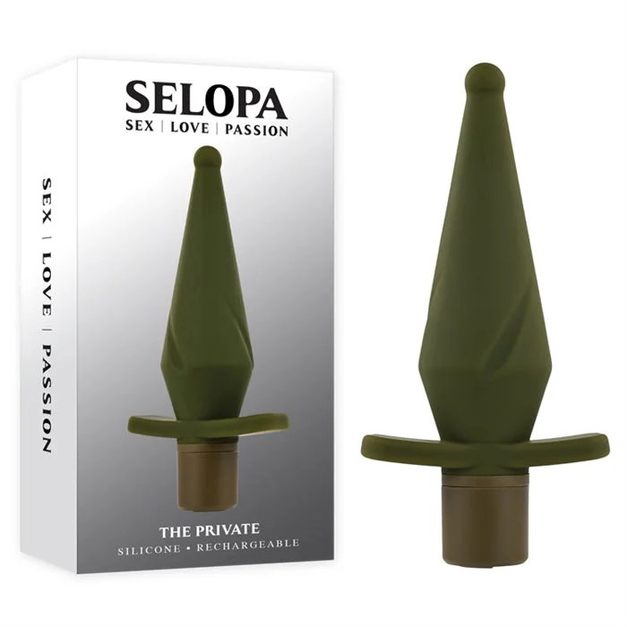 The Private Vibrating Anal Plug 5.12" by Selopa