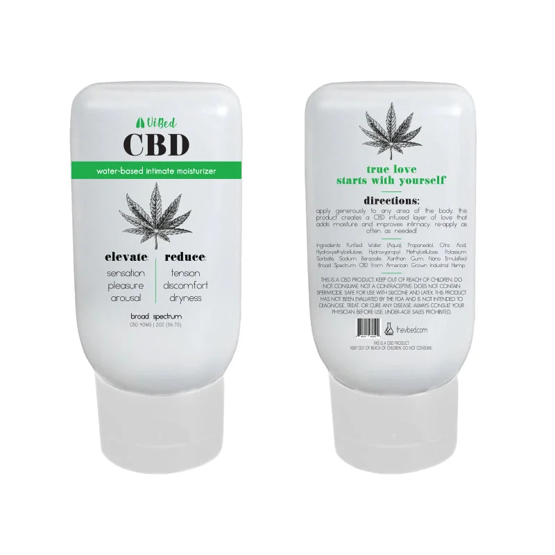 Vibed CBD Infused Water-Based Intimate Moisturizer and Lube 2oz