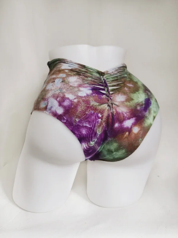 Wood Elf Panties ~ Large ~ Purple, Pink, Green, Brown