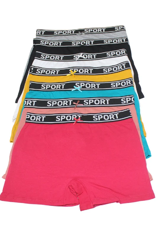 Elastic Sports Band Cotton Boyshorts