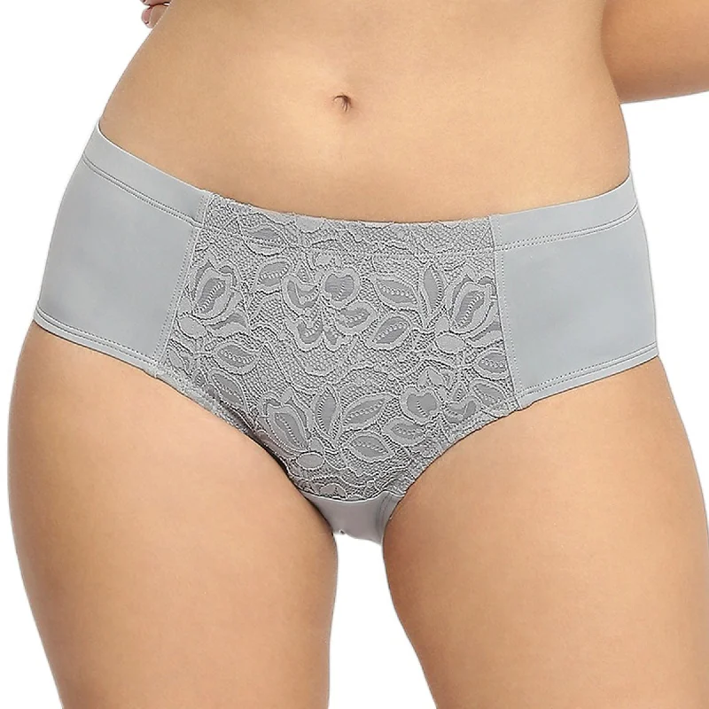 High Waist Full Coverage Lace Brief-FP-1705