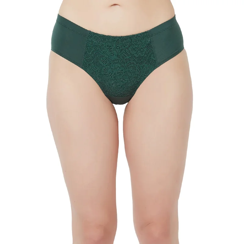 High Waist Full Coverage Lace Brief-FP-1705