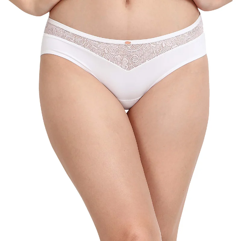 Mid Rise Brief With Lace Detailing- CP-1132