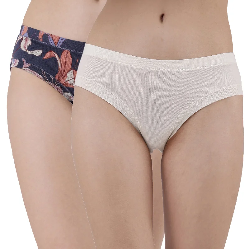 Mid Rise Seamless Cotton Panty - 2CK-33