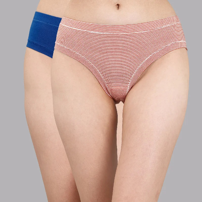 Mid Rise Seamless Cotton Panty - 2CK-33