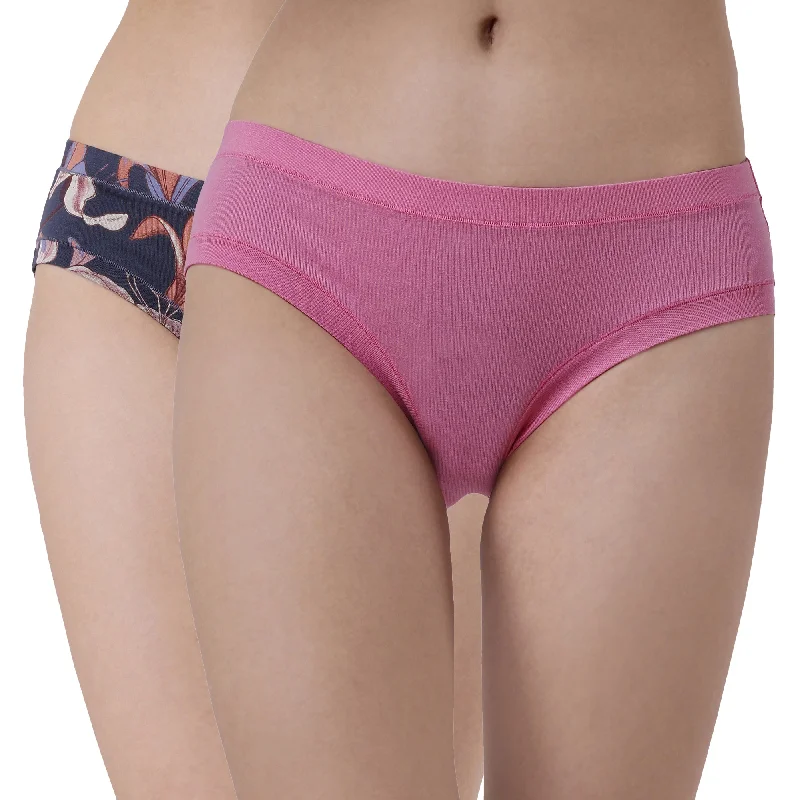 Mid Rise Seamless Cotton Panty - 2CK-33