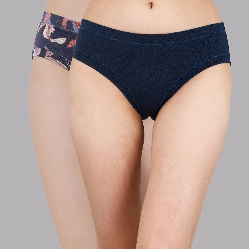 Mid Rise Seamless Cotton Panty - 2CK-33