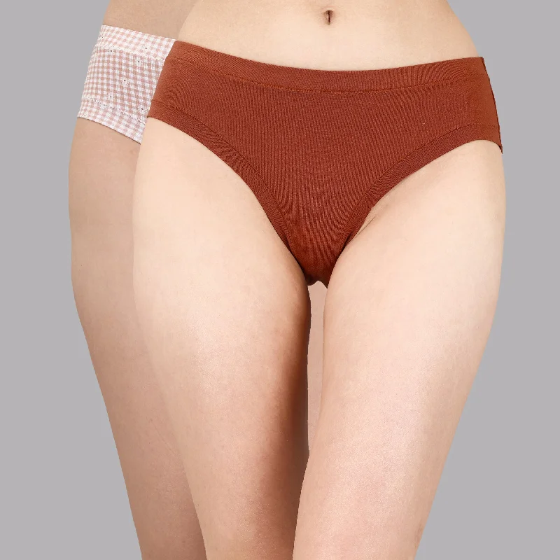 Mid Rise Seamless Cotton Panty - 2CK-33