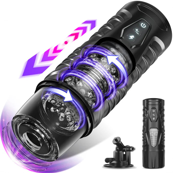 Automastic 7 Thrusting & Rotating Male Masturbator Sex Toys