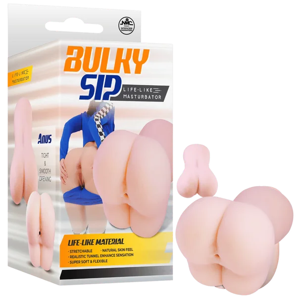 Bulky Sip - Life-Like Anus Masturbator - Flesh