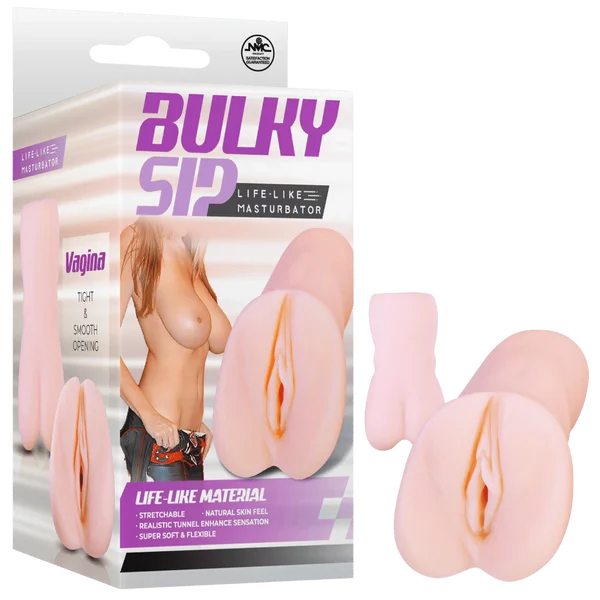 Bulky Sip - Life-Like Vagina Masturbator - Flesh