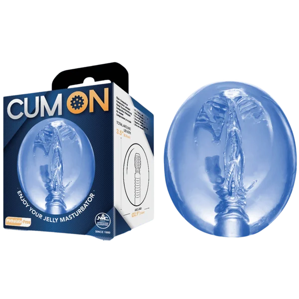 Cum On - Pocket Jelly Masturbator 3.5" - Multiple Colours