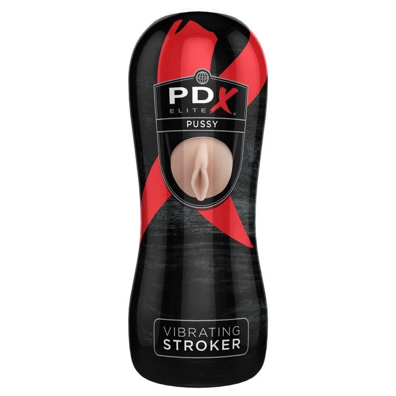 Pipedream Products PDX Elite Vibrating Pussy Stroker