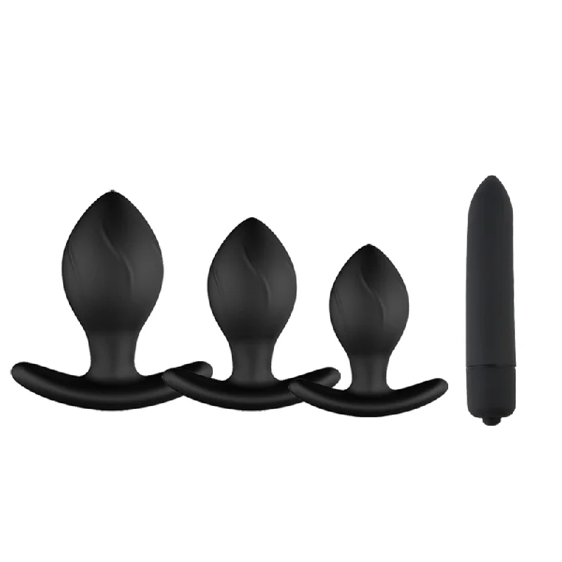 Yoyobana Anal Training Silicone Butt Plug Set